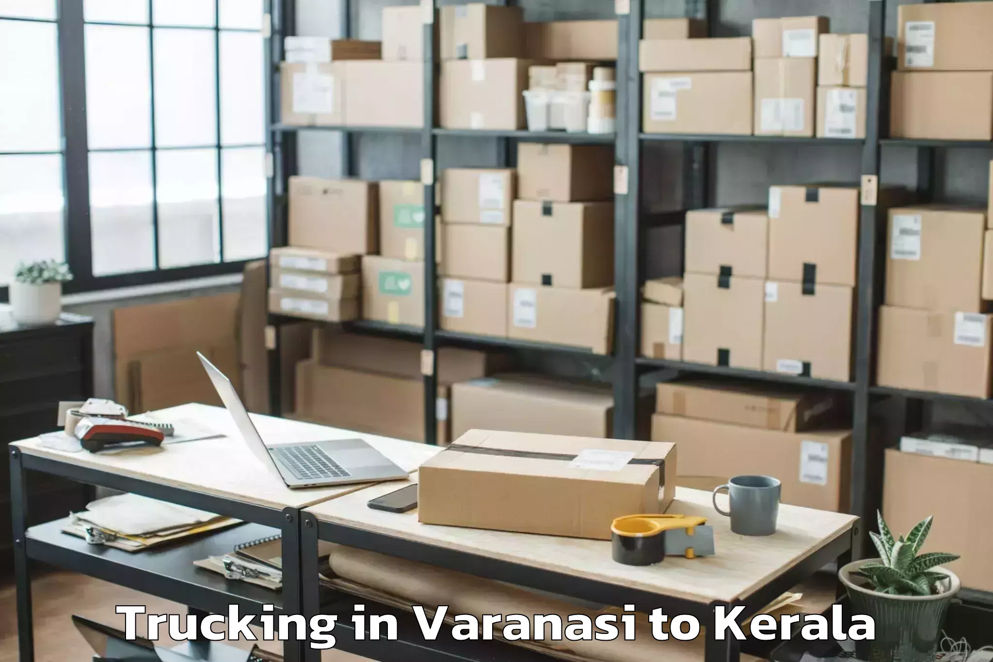 Professional Varanasi to Angamaly Trucking